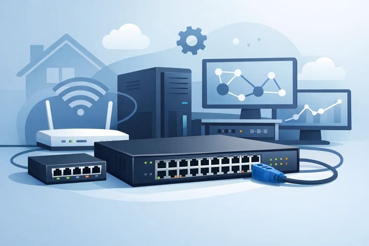 Perangkat Jaringan (Router, Switch & Firewall)